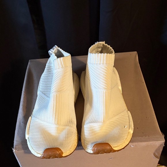Adidas Cream Slip-On Sneakers - Picture 3 of 10